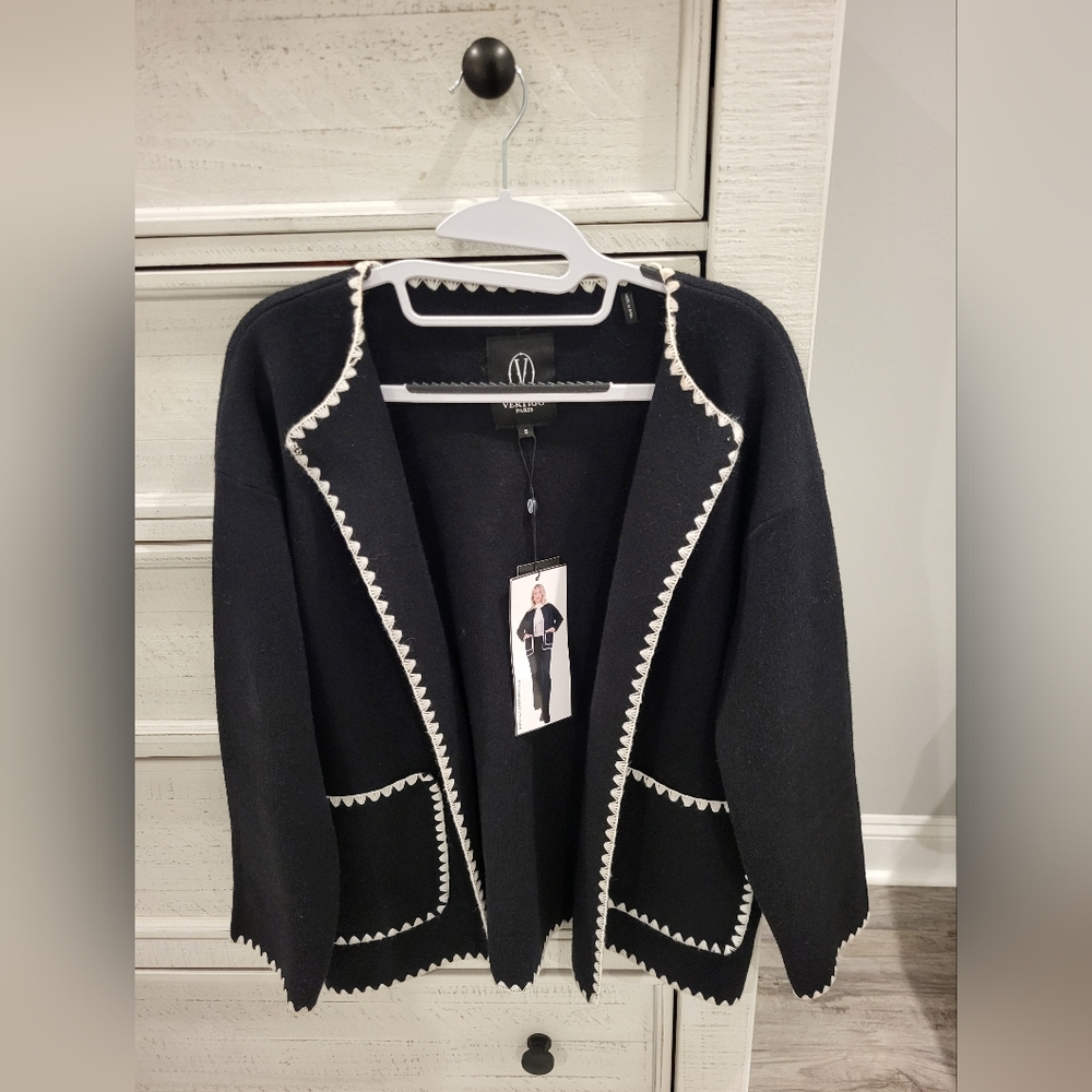 Vertigo Paris Black and White Jacket